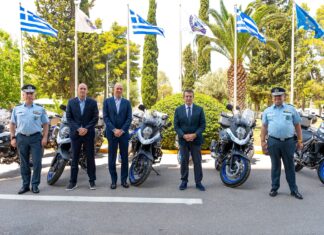 15 νέες μοτοσικλέτες στην ΕΛ.ΑΣ, δωρεά των Παναγιώτη και Γιώργου Αγγελόπουλου