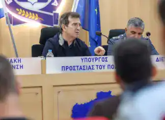 Μ. Χρυσοχοΐδης από τη Λέσβο – “Είμαστε εδώ γιατί αποστολή μας είναι η ασφάλεια των κατοίκων”