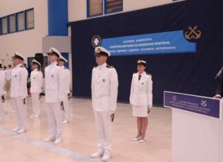 Β. Κικίλιας από την τελετή ορκωμοσίας Αξιωματικών Λ.Σ.-ΕΛ.ΑΚΤ.: «Η υπηρεσία σας στο Λιμενικό Σώμα και στην πατρίδα είναι εξαιρετικά υψηλής σημασίας»