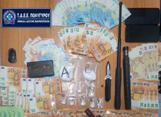 Χαλκιδική: Αντιστάθηκε στους αστυνομικούς αλλά δεν γλίτωσε – Χειροπέδες σε διακινητή με κοκαΐνη και μετρητά