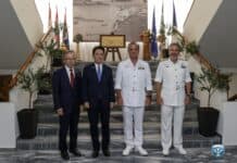 Επίσκεψη του Υφυπουργού Άμυνας της Ιαπωνίας στο Αρχηγείο Στόλου