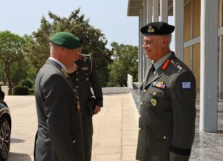 Επίσκεψη του Ανώτατου Διοικητή Χερσαίων Δυνάμεων της Αυστρίας στη Στρατιωτική Σχολή Ευελπίδων