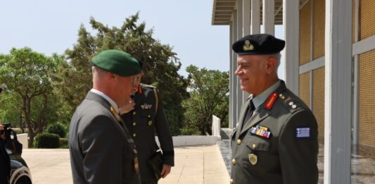 Επίσκεψη του Ανώτατου Διοικητή Χερσαίων Δυνάμεων της Αυστρίας στη Στρατιωτική Σχολή Ευελπίδων