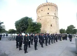 Δεκαπενταύγουστος -ΑΣΔΗΜ: Έπαρση της Ελληνικής Σημαίας στο Λευκό Πύργο