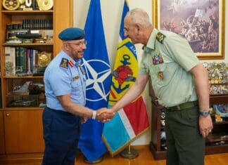 Συνάντηση Δημήτριου Χούπη με τον Υφυπουργό Άμυνας των Ηνωμένων Αραβικών Εμιράτων
