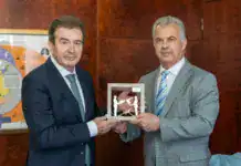 Συνάντηση του Μ. Χρυσοχοΐδη με τον υπ. Δικαιοσύνης Κύπρου Κ. Φυτιρή