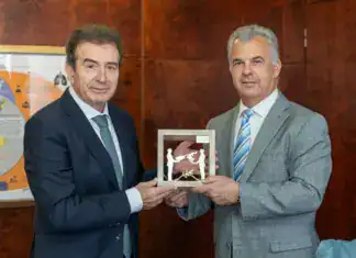Συνάντηση του Μ. Χρυσοχοΐδη με τον υπ. Δικαιοσύνης Κύπρου Κ. Φυτιρή
