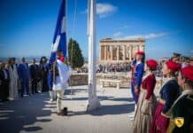 Ο Αρχηγός ΓΕΕΘΑ Δημήτριος Χούπης στις εκδηλώσεις για την 82η επέτειο Απελευθέρωσης των Αθηνών από τα στρατεύματα της κατοχής