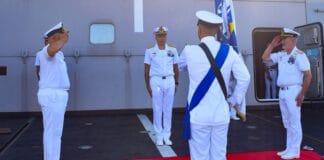 Παραλαβή Καθηκόντων Διοικητή εν Πλω της Επιχείρησης «IRINI» από την Ελλάδα