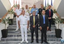 Επίσκεψη του Γενικού Γραμματέα Άμυνας της Ινδίας στο Αρχηγείο Στόλου